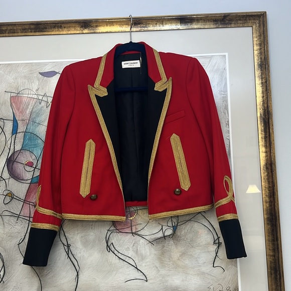 Saint Laurent Wool-Twill Jacket - Picture 3 of 10